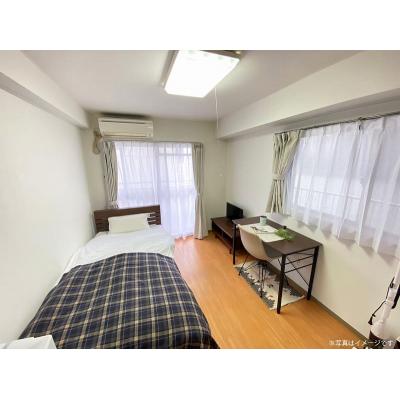 ●2026年4月8日から入居可●ユニオンマンスリー春日部１　704　1K・シングル☆【禁煙ルーム】人気の角部屋＆2面採光！バストイレ別＆温水洗浄便座完備♪デスク・チェアのあるお部屋/東武野田線の物件画像