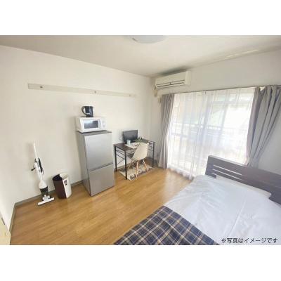 ユニオンマンスリー橋本８　201　1K・シングル☆【禁煙ルーム】人気の角部屋物件！デスク・チェア完備＆室内洗濯機などの家具家電付き/23時半まで営業のディスカウの物件画像