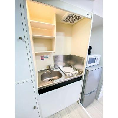 ユニオンマンスリー綱島２　202　1R・セミシングル☆【禁煙ルーム】建物オートロック＆モニター付きインターフォン完備♪テレワークにおすすめのデスク＆チェア付き。の物件画像