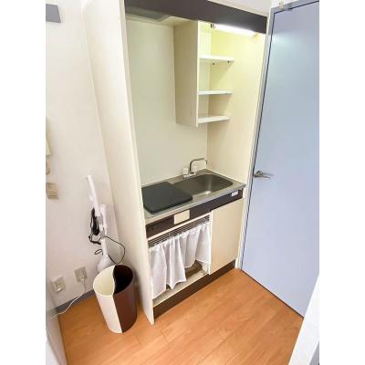 ユニオンマンスリー津田沼３　101　1R・セミダブル☆【禁煙ルーム】人気の角部屋♪デスク・チェアのあるお部屋/千葉工業大学津田沼キャンパスまで徒歩通学/駅前にはの物件画像