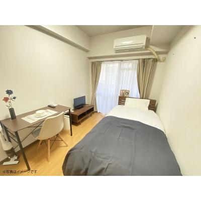 ユニオンマンスリー新百合ヶ丘３　107　1R・シングル☆【禁煙ルーム】人気の角部屋＆建物オートロック♪デスク・チェア＆2ドア冷蔵庫などの家具家電付き/登戸駅・代の物件画像