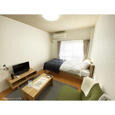 ユニオンマンスリー稲城フェリーチェ１　111　1R・シングル☆【禁煙ルーム】冷蔵庫や電子レンジなど生活家電完備♪ローテーブル・ソファのあるお部屋/京王相模原線利の物件画像