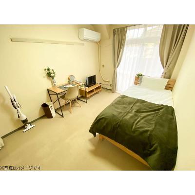 ユニオンマンスリー稲城４　104　1R・シングル☆【禁煙ルーム】デスク・チェアのあるお部屋！洗濯機や掃除機など生活家電完備/京王相模原線利用で橋本駅や笹塚駅までの物件画像