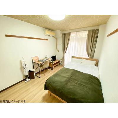 ユニオンマンスリー稲城４　106　1R・セミダブル☆【禁煙ルーム】デスク・チェアのあるお部屋！冷蔵庫や電子レンジなど生活家電完備/京王相模原線利用で橋本駅や笹塚の物件画像