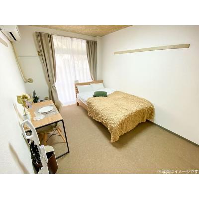ユニオンマンスリー稲城４　107　1R・セミダブル☆【禁煙ルーム】人気の角部屋♪デスク・チェア＆冷蔵庫や電子レンジなど生活家電のあるお部屋/京王相模原線利用で橋の物件画像