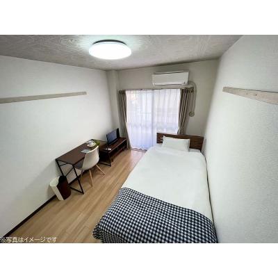 ユニオンマンスリー京王堀之内３　301　1R・シングル☆◆インターネット固定回線（有線）無料の部屋◆【禁煙ルーム】人気の角部屋♪テレワークや勉強にの物件画像