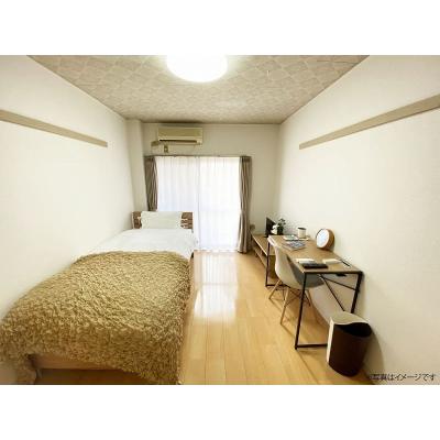 ユニオンマンスリー京王稲田堤２　102　1R・シングル☆【禁煙ルーム】デスク・チェアのあるお部屋♪洗濯機や掃除機など生活家電完備/都営新宿線直通運の物件画像