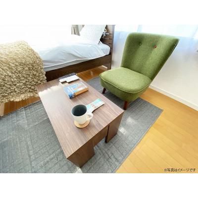 ●2026年1月18日から入居可●ユニオンマンスリー京王稲田堤２　403　1R・シングル☆【禁煙ルーム】人気の角部屋＆2面採光♪ローテーブル・ソファのあるお部屋/都営新宿線直通運転利用で、明大前の物件画像