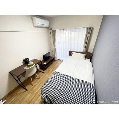 ユニオンマンスリー朝霞４　104　1R・シングル☆◆インターネット固定回線（有線・Wi-Fi）無料の部屋◆【禁煙ルーム】デスク・チェア完備！冷蔵庫の物件画像