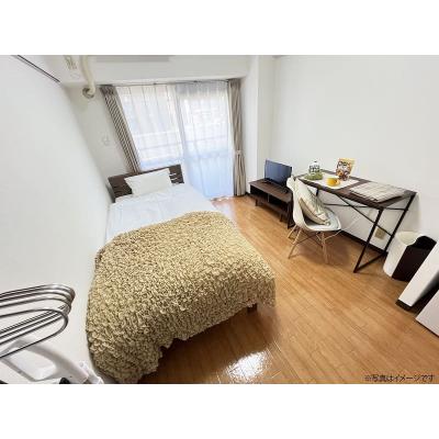 ユニオンマンスリー鶴見市場１　103　1R・シングル☆【禁煙ルーム】デスク・チェアや2ドア冷蔵庫などの家具家電付き/23時まで営業のスーパーマーケット・フォルテの物件画像