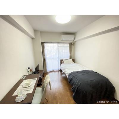 ユニオンマンスリー我孫子１　205　1K・シングル☆【禁煙ルーム】人気の角部屋＆バストイレ別！デスク・チェア完備＆室内洗濯機など生活家電のあるお部屋/ＪＲ常磐線の物件画像