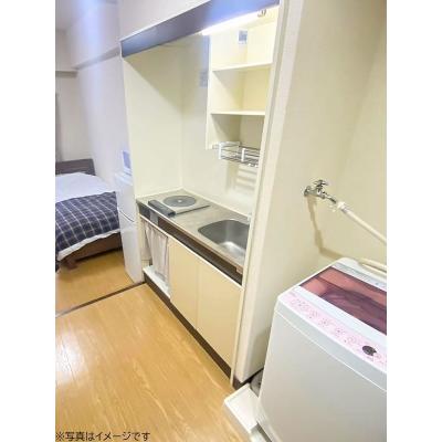 ユニオンマンスリー百合ヶ丘３　415　1R・シングル☆【禁煙ルーム】安心の建物AL＆室内洗濯機完備！デスク・チェアのあるお部屋/小田急小田原線利用の物件画像