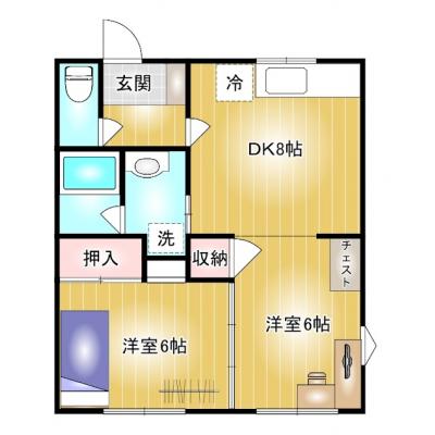 【周辺環境良好♪】【２名利用可能】【駐車スペース２台分あり】【Wi-Fi無料】　ＭＴ福島町Ｂの物件写真6