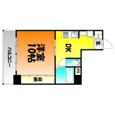 🚗🚕物件近くに駐車場(有料)あり！！🚕🚗 洋室１０帖と広めの間取り🌄 GG清輝本町Aの物件画像