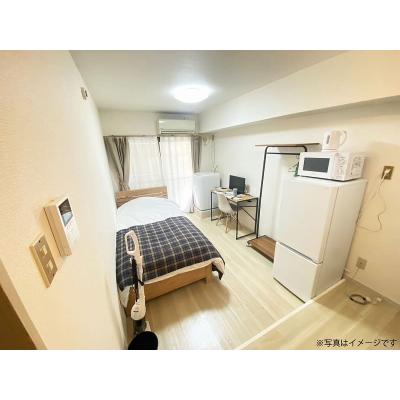 ユニオンマンスリー練馬桜台１　103　1R・シングル☆【禁煙ルーム】室内洗濯機や冷蔵庫など生活家電完備！デスク・チェアのあるお部屋/武蔵大学江古田キャンパスまで徒歩約9分の物件画像