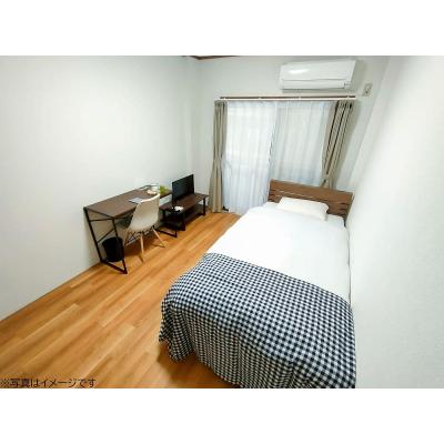 ユニオンマンスリー府中中河原３　103　1K・シングル☆【禁煙ルーム】勉強や仕事におすすめデスク・チェアのあるお部屋！洗濯機や冷蔵庫など生活家電完備の物件画像