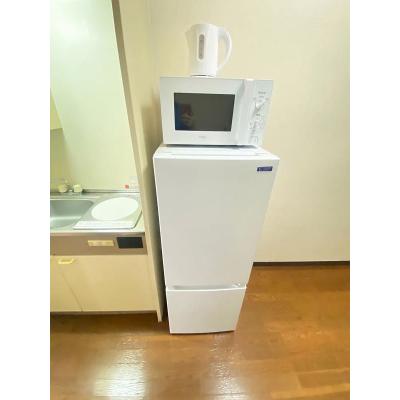 ユニオンマンスリー府中西府３　207　1K・シングル☆【禁煙ルーム】人気の角部屋♪安心のモニター付きインターフォン・室内洗濯機・玄関から居室が直接見えないリビングドア完備！デスク・チェアのあるお部屋の物件画像