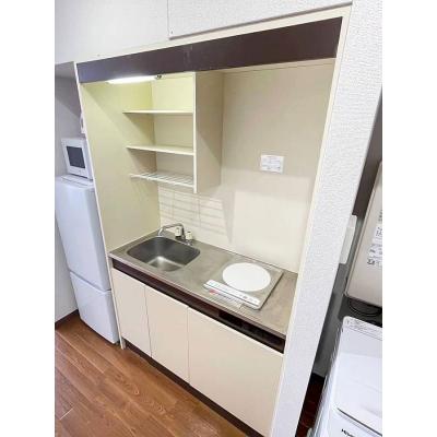 ユニオンマンスリー国分寺６　301　1R・シングル☆【禁煙ルーム】人気の角部屋＆2面採光♪安心のモニター付きインターフォン＆室内洗濯機完備の物件画像