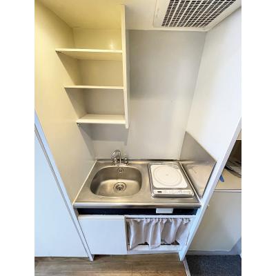 ユニオンマンスリー恋ヶ窪５　201　1R・シングル☆【禁煙ルーム】人気の角部屋＆2面採光♪来客時も安心モニター付きインターフォン完備！洗濯機や2ドア冷蔵庫など生活家電のあるお部屋の物件画像