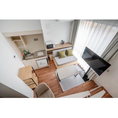 徒歩圏内にスカイツリー/家具家電充実/Wi-Fi完備/Hit錦糸町 302の物件画像