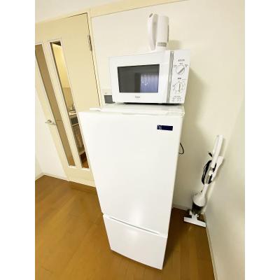 ユニオンマンスリー東村山３　107　1K・シングル☆【禁煙ルーム】安心のモニター付きインターフォン・室内洗濯機完備！デスク・チェア＆たっぷり収納2ドア冷蔵庫や電子レンジなど生活家電のあるお部屋の物件画像