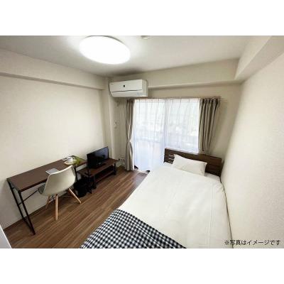 ユニオンマンスリー八王子５　206　1K・シングル☆【禁煙ルーム】安心のモニター付きインターフォン＆室内洗濯機完備！デスク・チェアのあるお部屋の物件画像