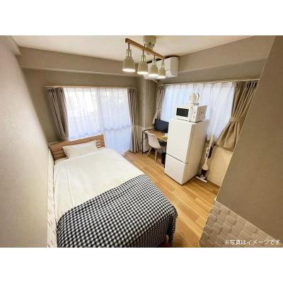ユニオンマンスリー八王子５　212　1K・シングル☆【禁煙ルーム】人気の角部屋♪デスク・チェアのあるお部屋！安心のモニター付きインターフォン＆室内洗濯機完備の物件画像