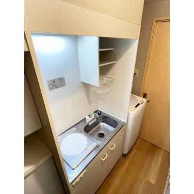 ユニオンマンスリー八王子５　212　1K・シングル☆【禁煙ルーム】人気の角部屋♪デスク・チェアのあるお部屋！安心のモニター付きインターフォン＆室内洗濯機完備の物件画像