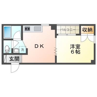 【岡山市役所⭗まで徒歩6分(400m)📝💼🖍⏰】【岡山駅まで徒歩圏内🌞🌈】SP柳町Aの物件写真6