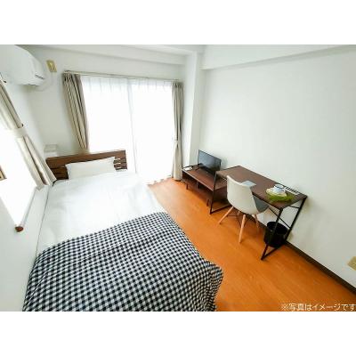 ユニオンマンスリー町田７　308　1R・シングル☆【禁煙ルーム】人気の角部屋♪室内洗濯機やたっぷり収納2ドア冷蔵庫など生活家電完備！デスク・チェアがあるお部屋の物件画像