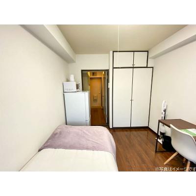 ユニオンマンスリー清瀬１　302　1K・シングル☆【禁煙ルーム】安心のモニター付きインターフォン完備！デスク・チェア＆洗濯機や2ドア冷蔵庫など生活家電のあるお部屋の物件画像