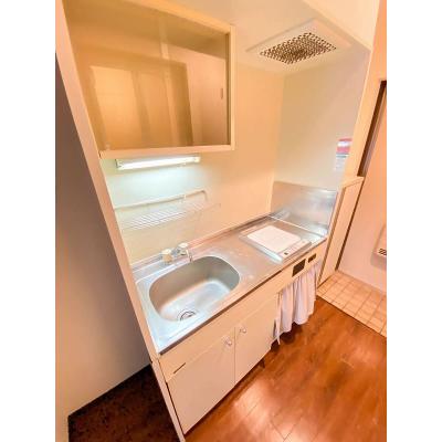 ユニオンマンスリー清瀬１　302　1K・シングル☆【禁煙ルーム】安心のモニター付きインターフォン完備！デスク・チェア＆洗濯機や2ドア冷蔵庫など生活家電のあるお部屋の物件画像