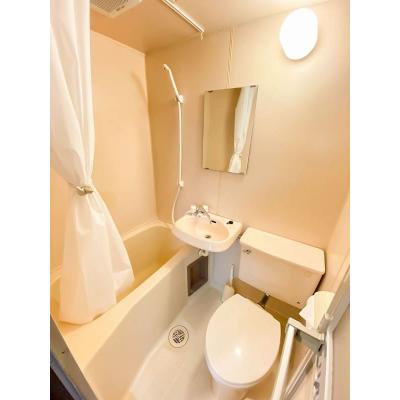 ユニオンマンスリー清瀬１　302　1K・シングル☆【禁煙ルーム】安心のモニター付きインターフォン完備！デスク・チェア＆洗濯機や2ドア冷蔵庫など生活家電のあるお部屋の物件画像