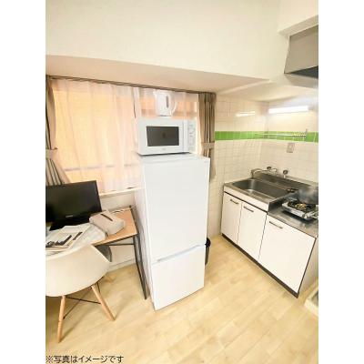 ユニオンマンスリー聖蹟桜ヶ丘５　504　1R・シングル☆【禁煙ルーム】人気の角部屋♪安心の宅配ボックス＆モニター付きインターフォン＆室内洗濯機完備/駅前から帝京大学八王子キャンパスへバス通学の物件画像