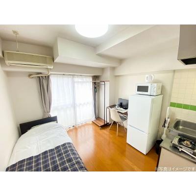 ユニオンマンスリー聖蹟桜ヶ丘５　802　1R・セミシングル☆【禁煙ルーム】デスク・チェアのあるお部屋♪安心の宅配ボックス＆モニター付きインターフォン＆室内洗濯機完備/駅前から帝京大学八王子キャンパスへの物件画像