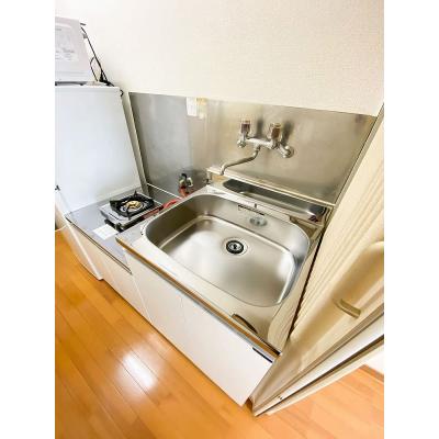 ユニオンマンスリー稲城２　307　1R・シングル☆【禁煙ルーム】デスク・チェア＆洗濯機や2ドア冷蔵庫など生活家電のあるお部屋/駅前から駒沢女子大学行きのバスありの物件画像