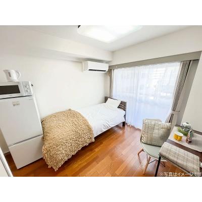 ユニオンマンスリー川崎３　404　1R・シングル☆【禁煙ルーム】■安心のオートロック＆モニター付きインターホン完備。室内洗濯機やデスク＆チェア付き■京急本線「京急川崎駅」徒歩4分の物件画像