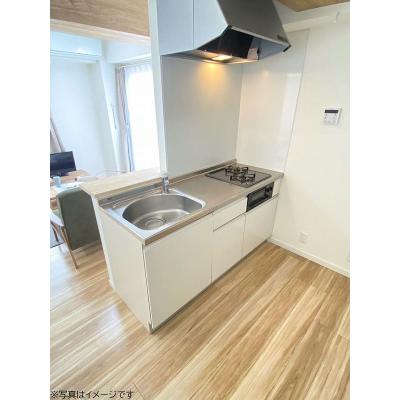 ユニオンマンスリー京王稲田堤４　402　1LDK・セミダブル☆【禁煙ルーム】人気の角部屋＆バストイレ別＆独立洗面台あり！安心の宅配ボックス＆モニター付きインターフォン＆室内洗濯機完備♪の物件画像