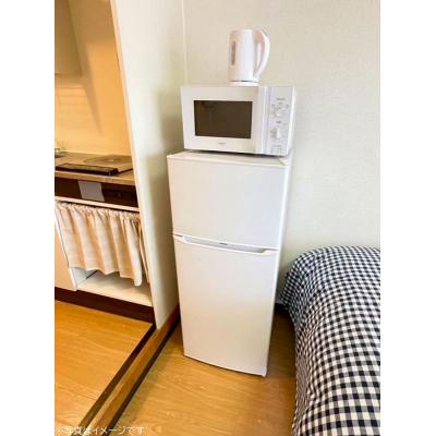 ユニオンマンスリー百合ヶ丘３　406　1R・シングル☆【禁煙ルーム】デスク・チェア＆2ドア冷蔵庫や電子レンジなど生活家電のあるお部屋/安心の建物AL＆室内洗濯機完備の物件画像