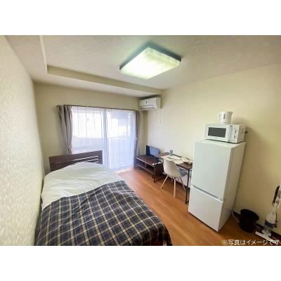 ユニオンマンスリー横浜平沼橋２　302　1K・シングル☆【禁煙ルーム】デスク・チェア完備！室内洗濯機や冷蔵庫など生活家電のあるお部屋/23時頃まで営業スーパー・サミットストアまで徒歩約4分の物件画像