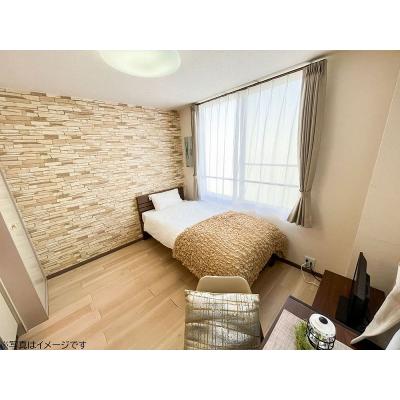 ユニオンマンスリー大口４　405　1R・シングル☆【禁煙ルーム】人気の角部屋♪デスク・チェア＆室内洗濯機や2ドア冷蔵庫など生活家電のあるお部屋の物件画像