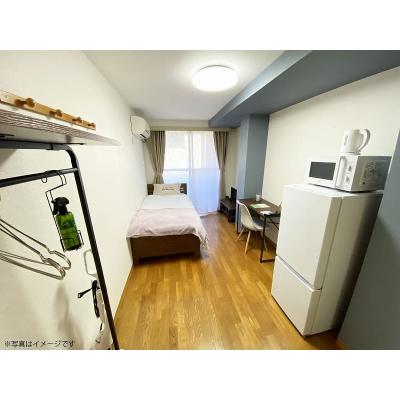 ユニオンマンスリー横浜・白楽５　306　1R・シングル☆◆インターネット固定回線（有線）無料の部屋◆【禁煙ルーム】セキュリティー面も安心のモニター付きインターフォン完備♪デスク・チェアのあるお部屋の物件画像