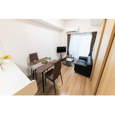 ★SステイPS北浜オリジン【禁煙ルーム・Wi-Fi無料・１LDK・ダブルベッド】★インターネットWi-Fi無料・浴室暖房乾燥機・独立洗面化粧台・ウォシュレット・ガス２口Kなど設備充実★の物件画像