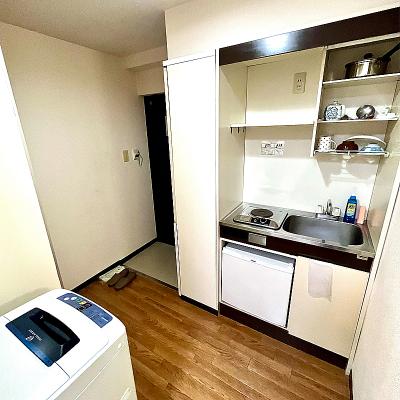 アーバンタイムス広島4-6　広電６系統舟入町駅 徒歩5分/ＪＲ山陽本線西広島駅 徒歩20分【洗濯機付】【セミダブルベット】【無料Wi-Fi】【保証人不要】の物件画像