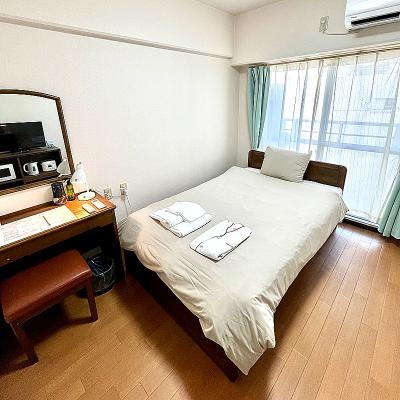 アーバンタイムス広島2-4　広電６系統舟入町駅 徒歩5分/ＪＲ山陽本線西広島駅 徒歩20分【セミダブルベット】【無料Wi-Fi】【保証人不要】の物件画像