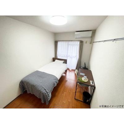 ユニオンマンスリー中山２　204　1R・シングル☆【禁煙ルーム】デスク・チェア＆洗濯機や冷蔵庫など生活家電のあるお部屋/23時まで営業のスーパー・まいばすけっとまで物の物件画像