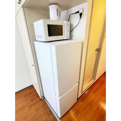 ユニオンマンスリー中山２　204　1R・シングル☆【禁煙ルーム】デスク・チェア＆洗濯機や冷蔵庫など生活家電のあるお部屋/23時まで営業のスーパー・まいばすけっとまで物の物件画像