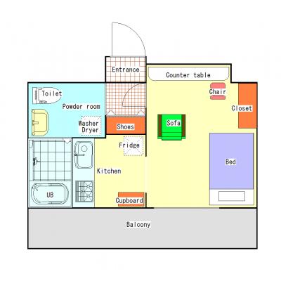 神田屋マンスリー／駅徒歩10分！家具家電生活用品付き／GFソフィ／長期割引ありの物件画像