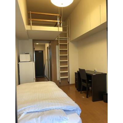 EC大阪・中之島南⑩【分譲タイプ、ロフト付・床暖房・ドラム式洗濯乾燥機・３２型ＴＶ・HDD内蔵ブルーレイ標準装備！】の物件画像