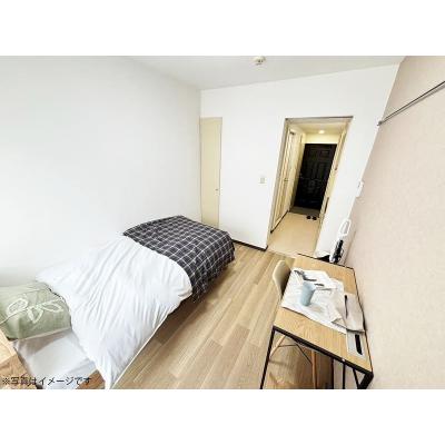 ユニオンマンスリー磯子１　308　1R・シングル☆◆インターネット固定回線（有線）無料の部屋◆【禁煙ルーム】安心のモニター付きインターフォン＆室内洗濯機＆宅配BOX完備！デスク・チェアのあるお部屋の物件画像